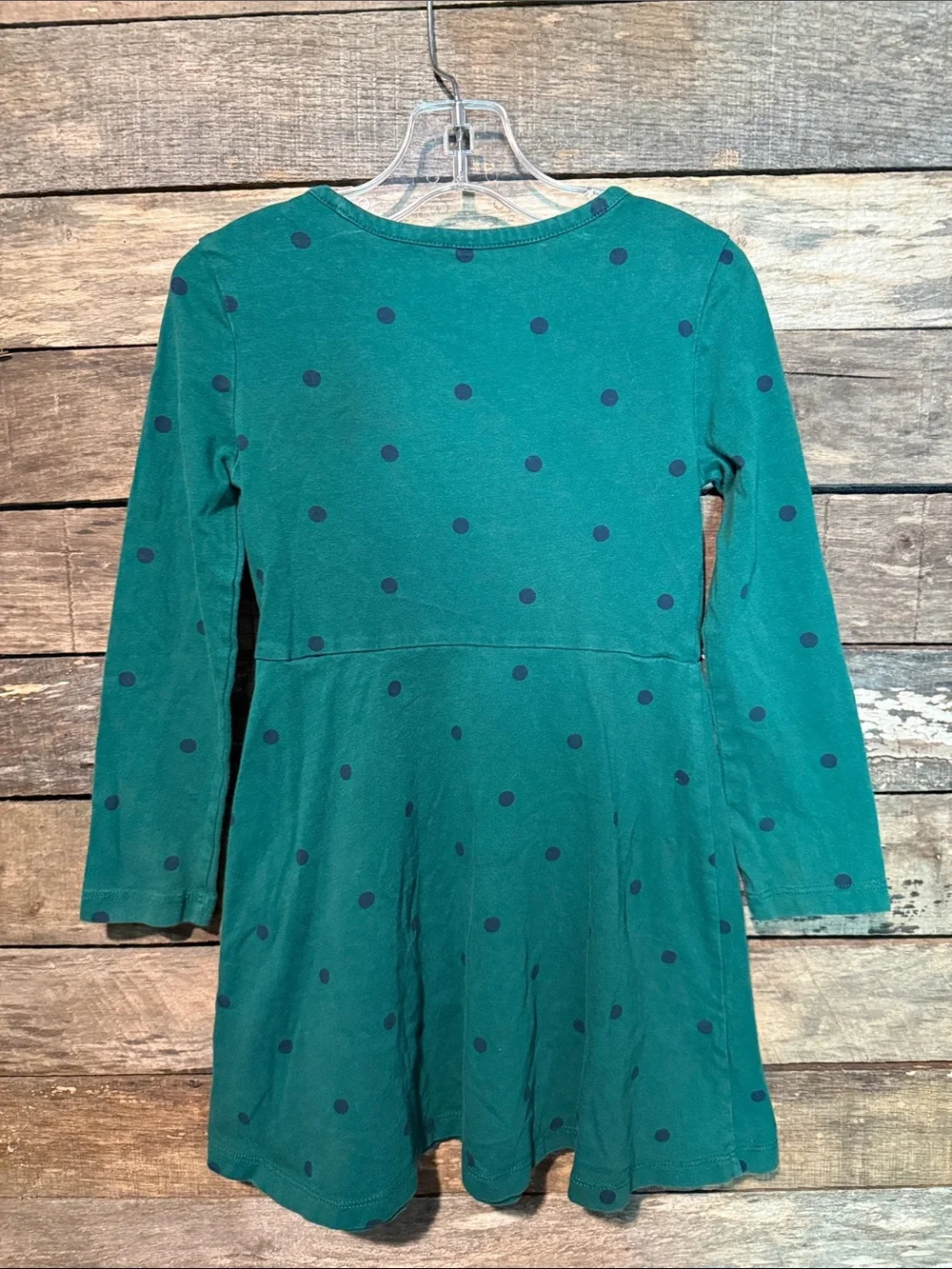 💰BOGO FREE gap Kids Polka Dot LS Dress XS